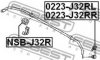 FEBEST NSB-J32R Stabiliser Mounting